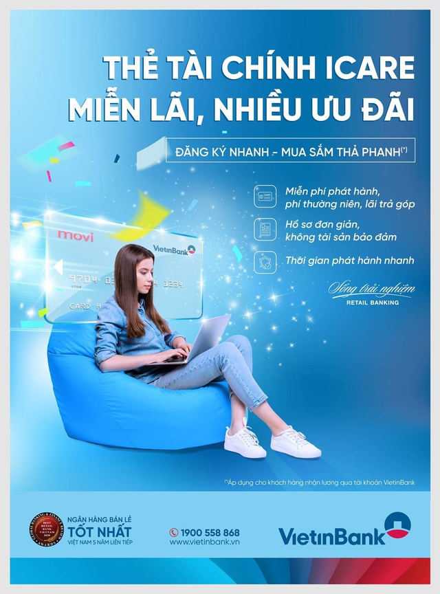 Thẻ Tài chính iCare: Miễn lãi, nhiều ưu đãi - Ảnh 1.