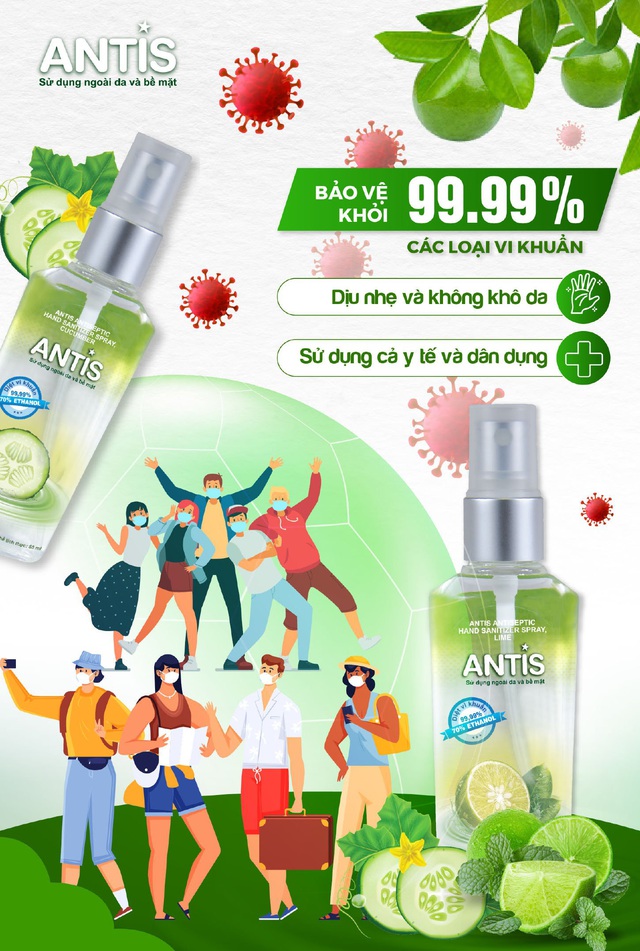 Tạo môi trường sống an toàn cho cả gia đình bằng nước rửa tay Antis - Ảnh 1.
