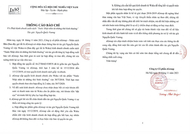 Waka và zGroup bị tố vi phạm bản quyền sách - Ảnh 3.