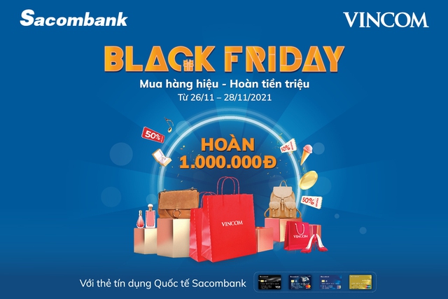 Nhiều ưu đãi cho chủ thẻ tín dụng quốc tế dịp Black Friday - Ảnh 1.