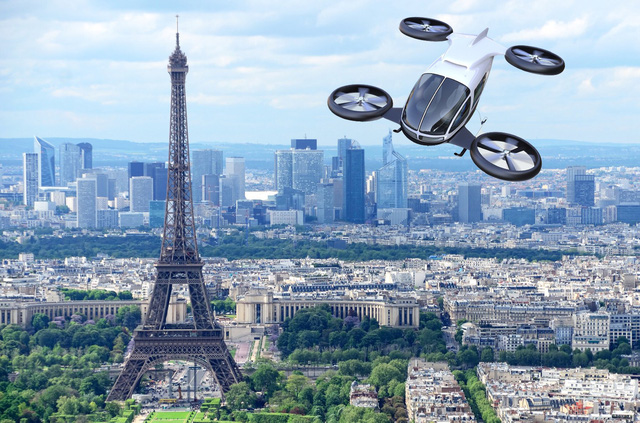 Pháp sẽ sử dụng taxi bay để đưa đón du khách trong thế vận hội Olympic 2024 - Ảnh 1.