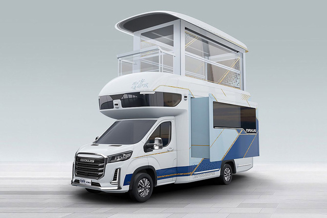 Chiếc xe có thể mở rộng thành căn biệt thự hai tầng hiện đại - Ảnh 1. Chiếc xe có thể mở rộng thành căn biệt thự hai tầng hiện đại - Ảnh 1.