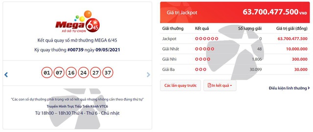 Mega 6/45: Jackpot gần chạm 65 tỉ, người chơi và điểm bán cùng háo hức - Ảnh 1.
