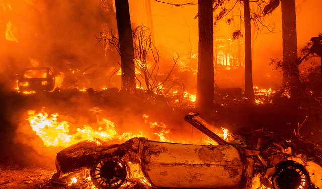 Hình ảnh các vụ cháy rừng ở phía Nam châu Âu