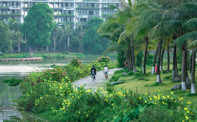 Khu đô thị nói không với cung đường, vỉa hè bê tông - Ảnh 2.