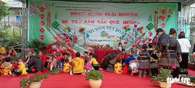 Sắc màu văn hóa Tết trong sân trường - Ảnh 7.