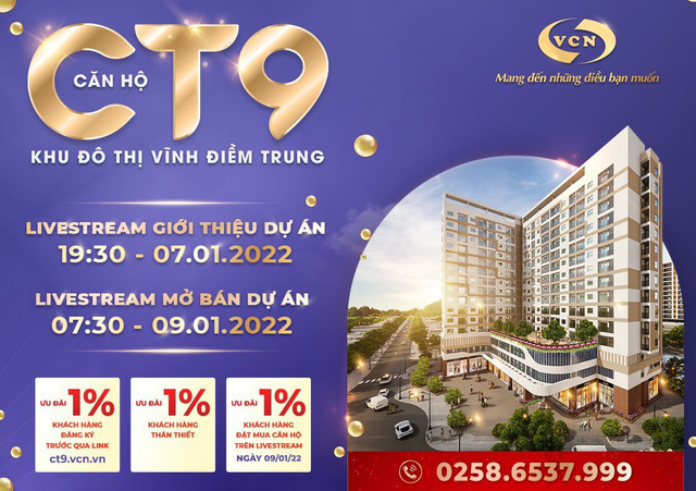 VCN mở bán căn hộ CT 9 khu đô thị Vĩnh Điềm Trung - Ảnh 4.