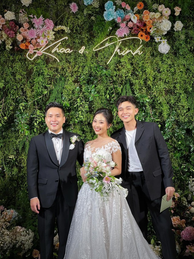 Ngô Kiến Huy, Jun Phạm chạy show dự đám cưới Diệu Nhi, Liêu Hà Trinh - Ảnh 5.