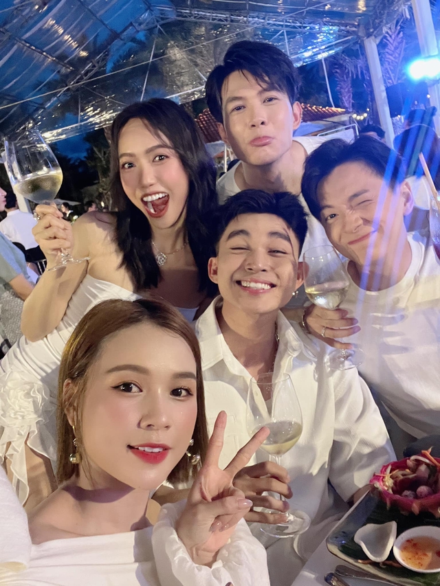 Ngô Kiến Huy, Jun Phạm chạy show dự đám cưới Diệu Nhi, Liêu Hà Trinh - Ảnh 2.