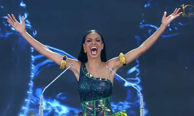 Chung kết Miss Grand 2022 biến thành sân khấu hài với màn hô tên cười muốn xỉu - Ảnh 6.