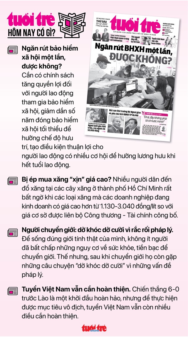 Tin tức sáng 23-12: Một năm phạt 2,8 triệu người vi phạm giao thông; Sắp khai thác thử metro TP.HCM - Ảnh 4.