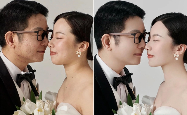 Những lần photoshop gánh còng lưng để ảnh cưới đẹp hoàn hảo - Ảnh 1.