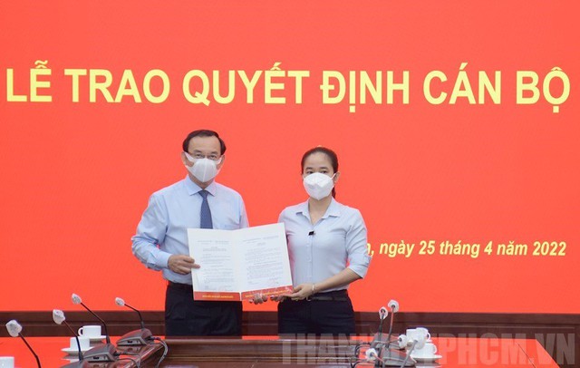 Ông Ma Xuân Việt làm bí thư Quận ủy quận 6, TP.HCM - Ảnh 1.