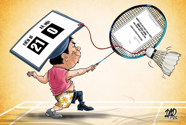 Từ vụ tiến sĩ cầu lông: Nhức nhối luận án tiến sĩ - Ảnh 1.