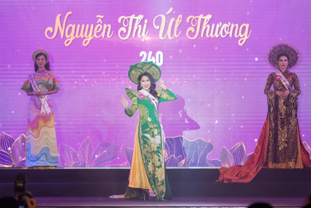 Người đẹp Tuyên Quang đăng quang Hoa hậu áo dài Việt Nam 2022 - Ảnh 1.