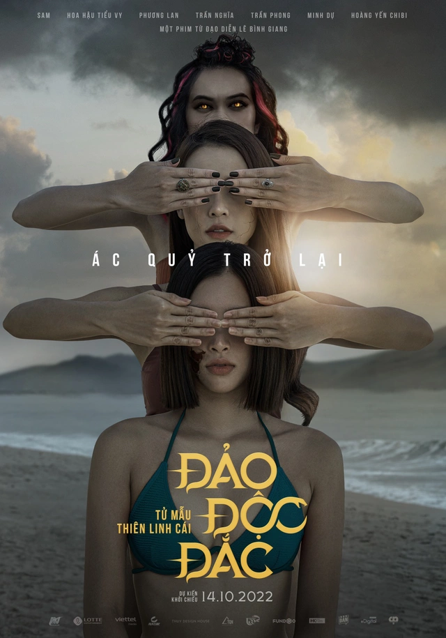 Tiểu Vy, Sam có phải mỹ nhân kinh dị trong Đảo độc đắc không mà tạo hình bí ẩn thế này! - Ảnh 1.