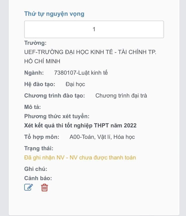Chỉ gần 50% đăng ký nguyện vọng, Bộ GD-ĐT đề nghị nhắc thí sinh - Ảnh 1.