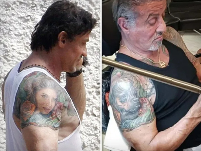 3 hình xăm đặc biệt nhất trên cơ bắp anh hùng Rambo 72 tuổi  Dạy Xăm Môi