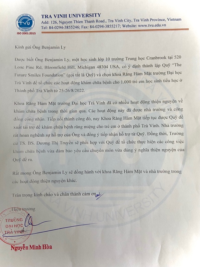 Mang nụ cười đến cho 1.000 trẻ ở Trà Vinh - Ảnh 2. Mang nụ cười đến cho 1.000 trẻ ở Trà Vinh - Ảnh 2.