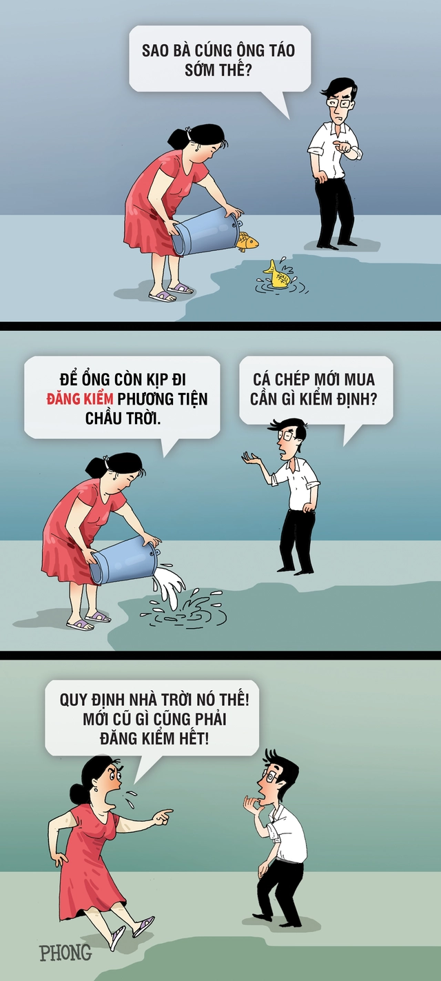 Ông Táo chầu trời sớm vì vướng đăng kiểm - Ảnh 1.