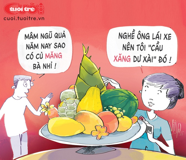 Mâm ngũ quả bày Tết Quý Mão - Ảnh 1.