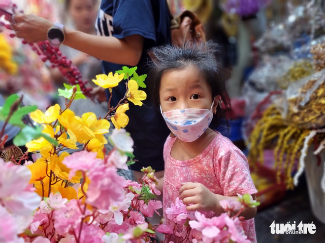 Người Sài Gòn tấp nập mua đồ trang trí Tết - Ảnh 5.