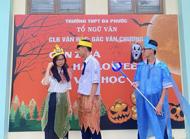 Teen Trường THPT Đa Phước học văn qua hóa trang Halloween - Ảnh 6.