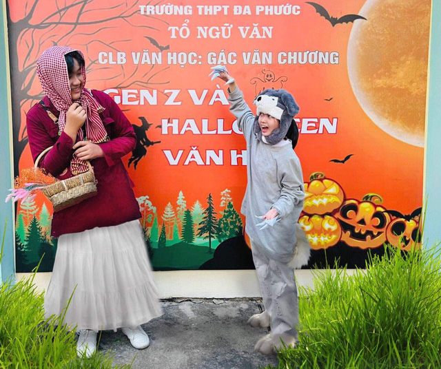Teen Trường THPT Đa Phước học văn qua hóa trang Halloween - Ảnh 1.