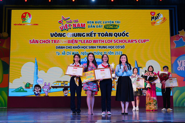 Trường THCS Tùng Thiện Vương (quận 8, TP.HCM) đoạt giải nhất sân chơi tranh biện- Ảnh 3.
