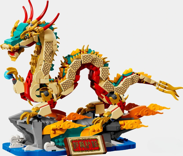 LEGO tung sản phẩm Rồng Phúc Lành đón Tết, dân ghiền lego mê mệt- Ảnh 1.