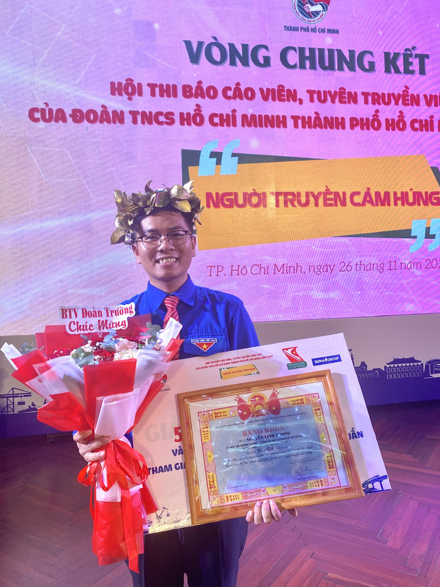 Anh Nguyễn Linh Phong giành giải nhất ‘Người truyền cảm hứng’ 2023- Ảnh 5.