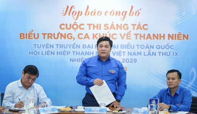 Cùng sáng tác biểu trưng, ca khúc cho Đại hội đại biểu toàn quốc Hội Liên hiệp Thanh niên Việt Nam - Ảnh 1.