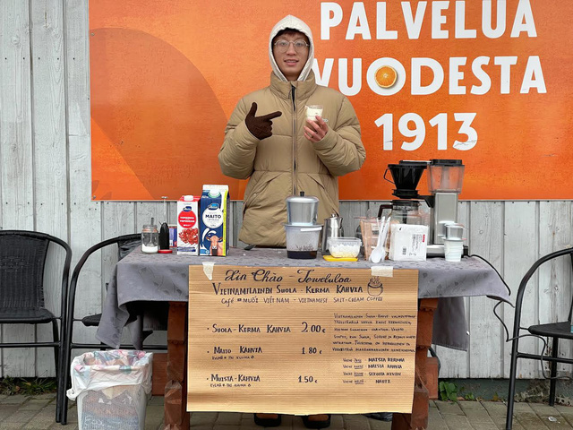 Du học sinh Gen Z trở thành TikToker “triệu view” nhờ việc đem cà phê muối Việt Nam sang Phần Lan “khởi nghiệp” - Ảnh 4.