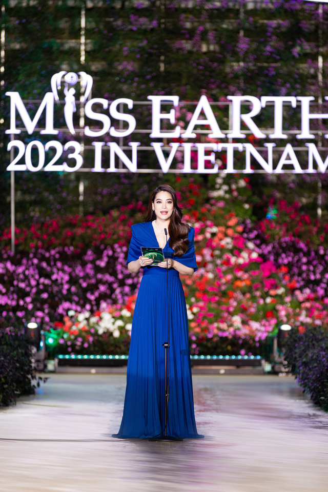 Hoa hậu Đỗ Lan Anh tạo ấn tượng tốt trong đêm bán kết Miss Earth 2023- Ảnh 2.