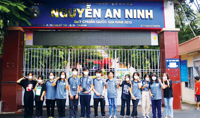 3.127 học sinh Trường THCS Nguyễn An Ninh ‘flex’ gì về trường?- Ảnh 1.