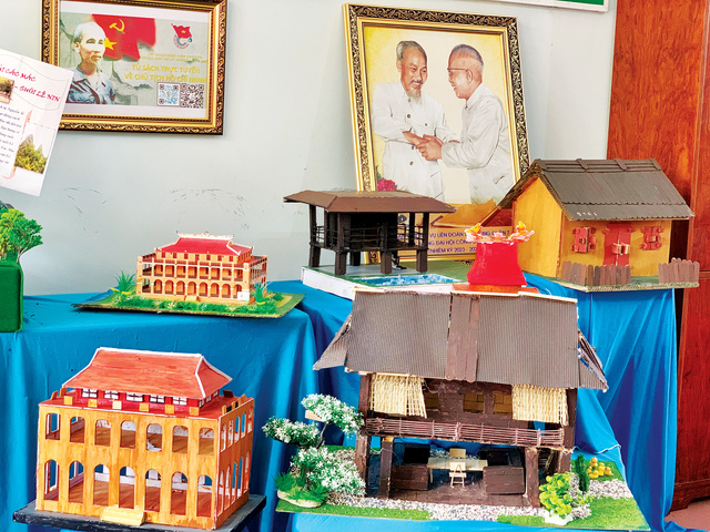 Ghé thăm không gian văn hóa Hồ Chí Minh của teen THCS Nguyễn Hữu Thọ- Ảnh 1.