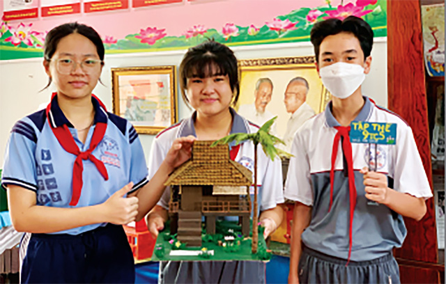 Ghé thăm không gian văn hóa Hồ Chí Minh của teen THCS Nguyễn Hữu Thọ- Ảnh 5.