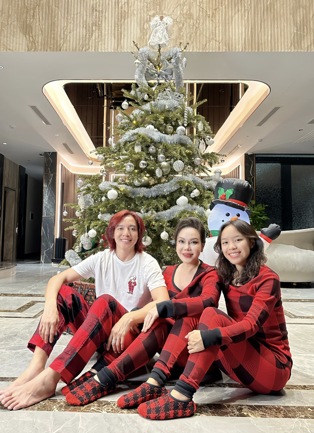 Gia đình Việt Hương quây quần trong bộ ảnh đón Giáng sinh - Ảnh 1.