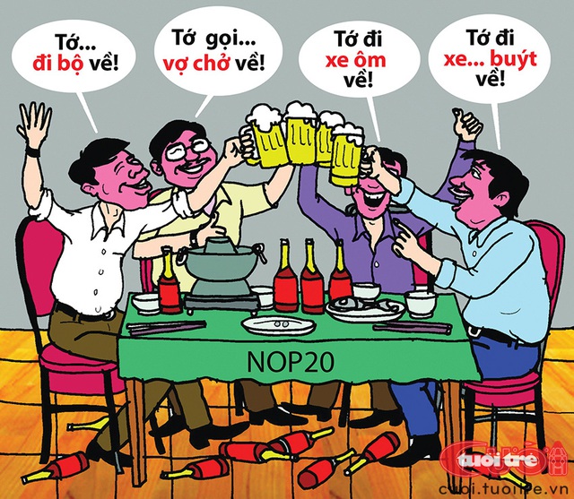 Cảnh sát giao thông ra quân, dân nhậu tính sao? - Ảnh 1.