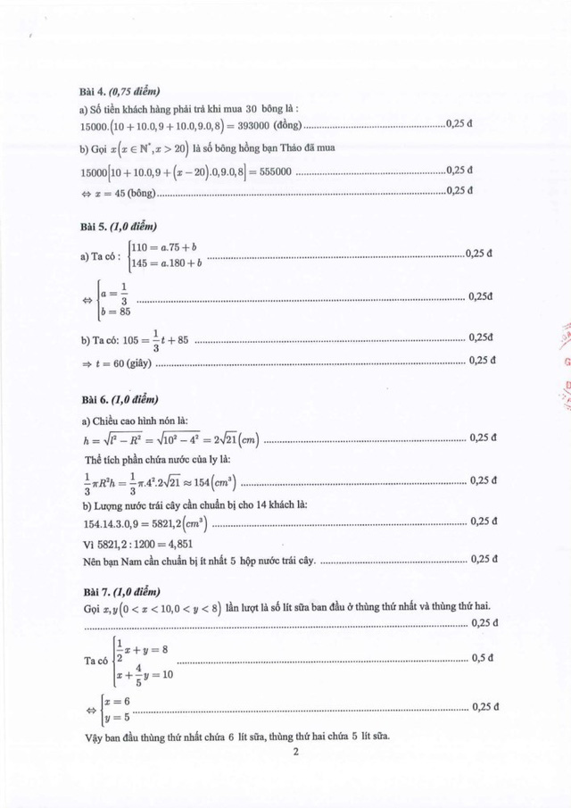 Đề thi và đáp án chính thức Kỳ thi tuyển sinh lớp 10 tại TP.HCM - Ảnh 10.