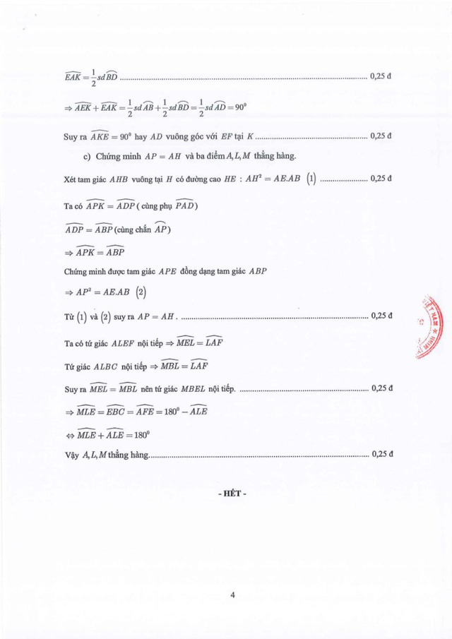 Đề thi và đáp án chính thức Kỳ thi tuyển sinh lớp 10 tại TP.HCM - Ảnh 12.