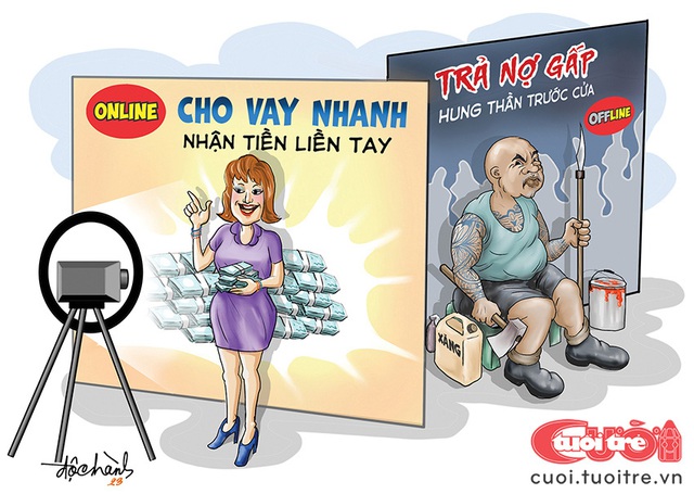 Thành diễn viên nổi tiếng vì vay tiền qua app - Ảnh 1.