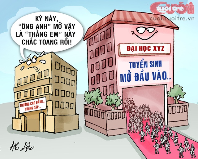 Tuyển sinh đại học quá chỉ tiêu: Phạt như gãi ngứa! - Ảnh 1.