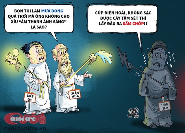 Thần tiên hục hặc vì cúp điện - Ảnh 1.