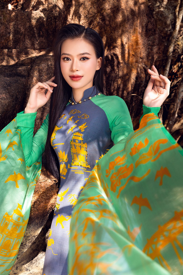 Những “nàng thơ” áo dài của Miss World Vietnam 2023  - Ảnh 6.