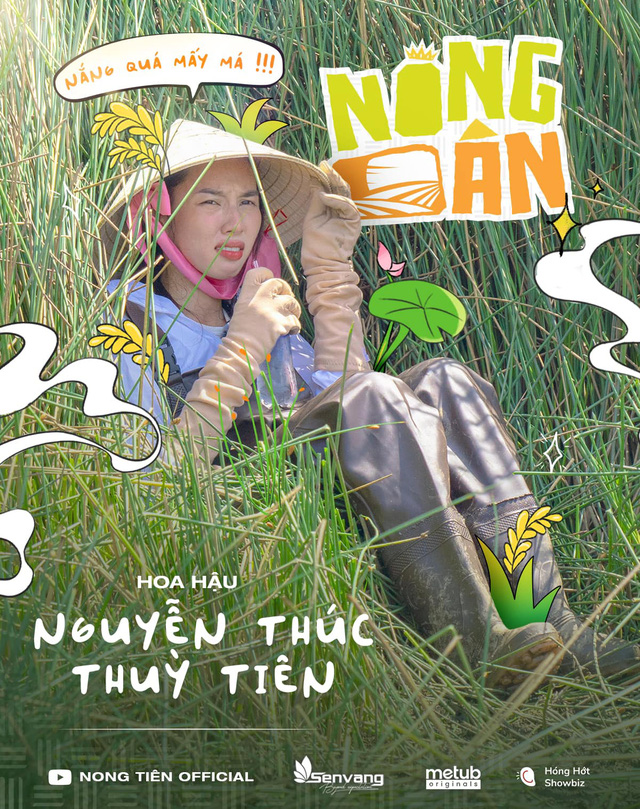 Hoa hậu Thùy Tiên tập sự làm nông dân - Ảnh 2.