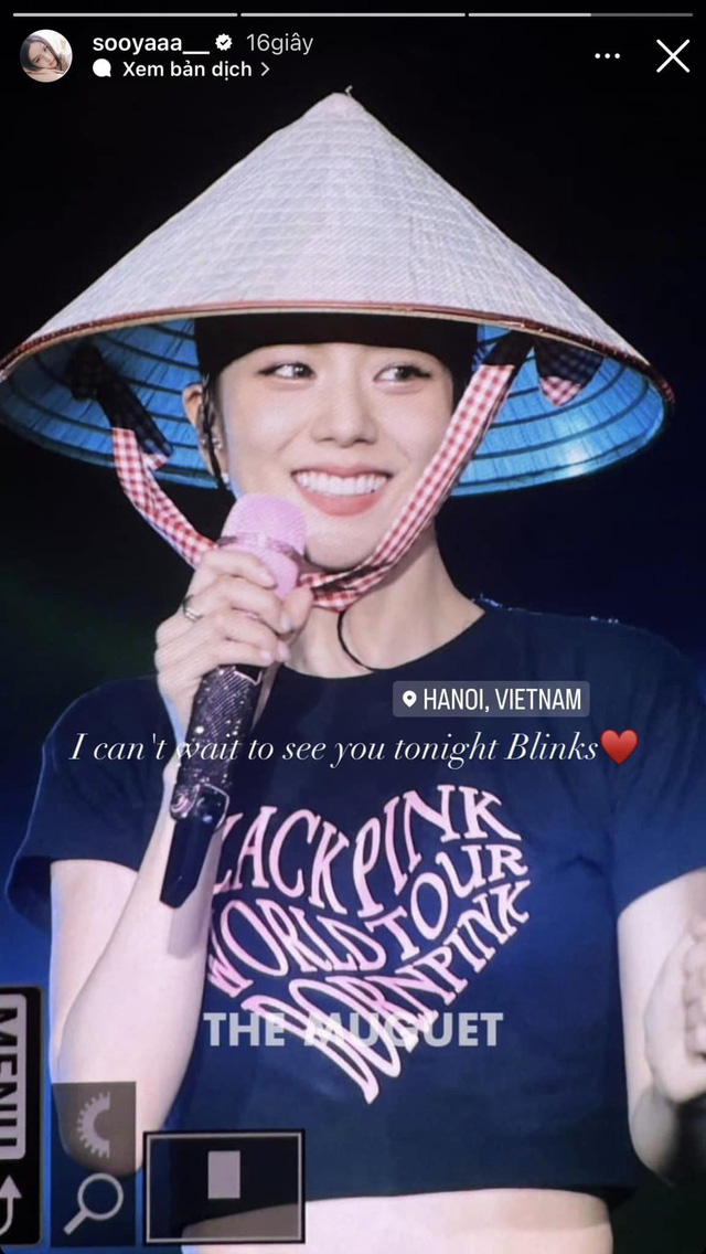 Các thành viên BLACKPINK &quot;đua nhau&quot; đăng hình ảnh nón lá Việt Nam lên Instagram - Ảnh 2.