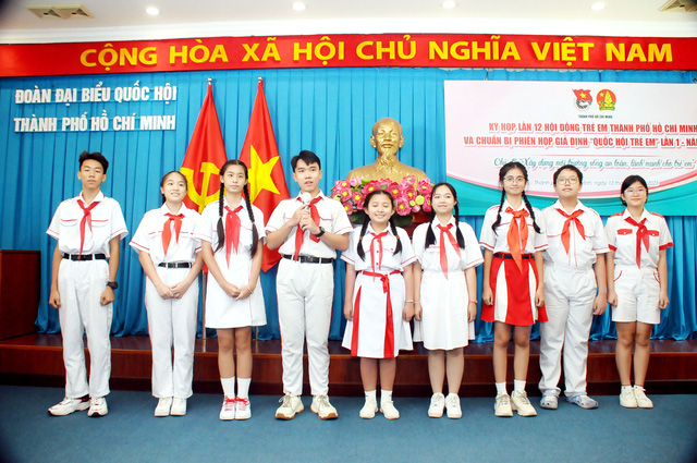 Ra mắt đoàn đại biểu Thành phố Hồ Chí Minh tham gia phiên họp giả định “Quốc hội trẻ em” lần thứ 1 – năm 2023