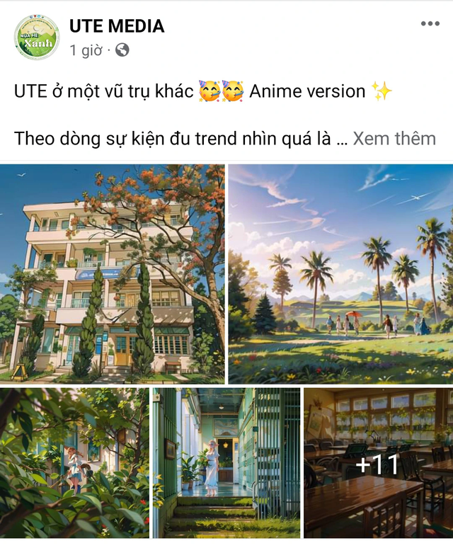 Các trường đại học, cao đẳng thi nhau... đu trend tranh AI  - Ảnh 8.