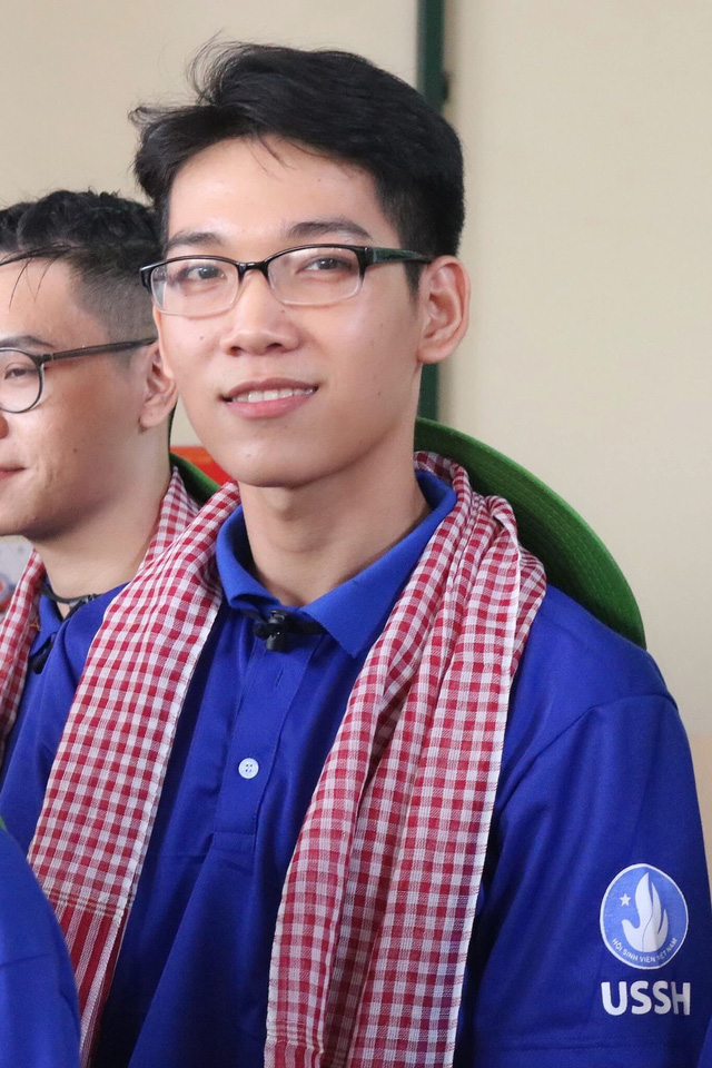 Bạn Nguyễn Mai Huy Chỉ huy Phó Chiến dịch Mùa Hè Xanh trường ĐH KHXH&NV năm 2021 và 2022. Ảnh: NVCC